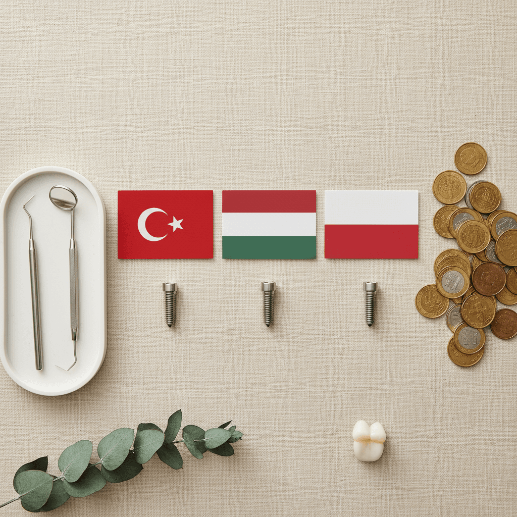 Implants: Turkey vs Hungary vs Poland